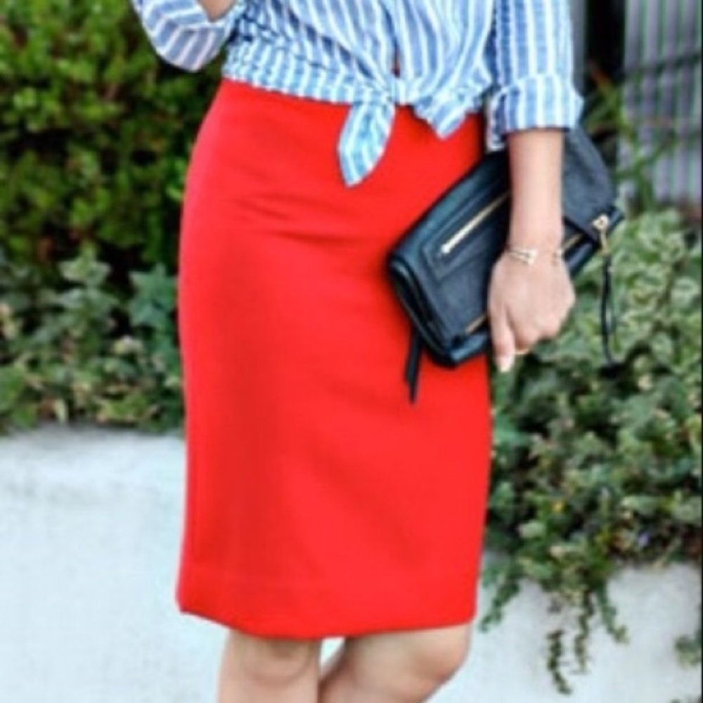 Stunning Red Pencil Skirt - Brand New w/out tags